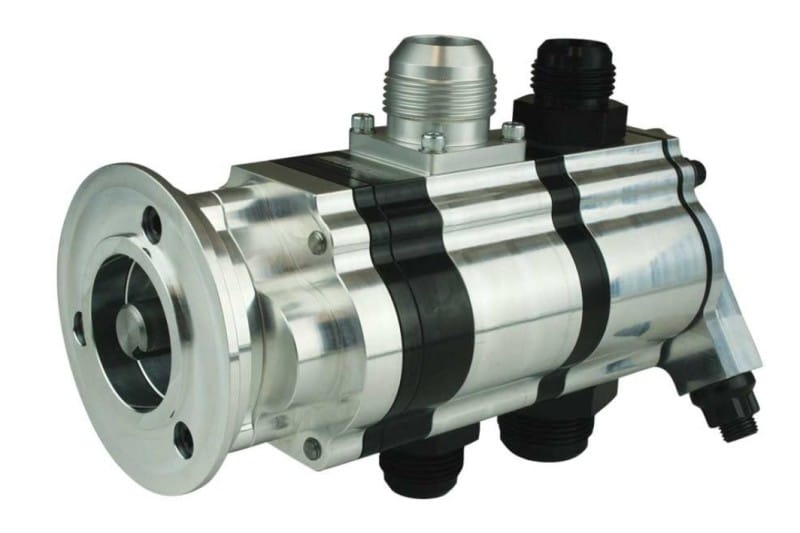 Moroso — Moroso Tri-Lobe Dry Sump 2-Stage Oil Pump for Procharger V-Band 1.800 PS