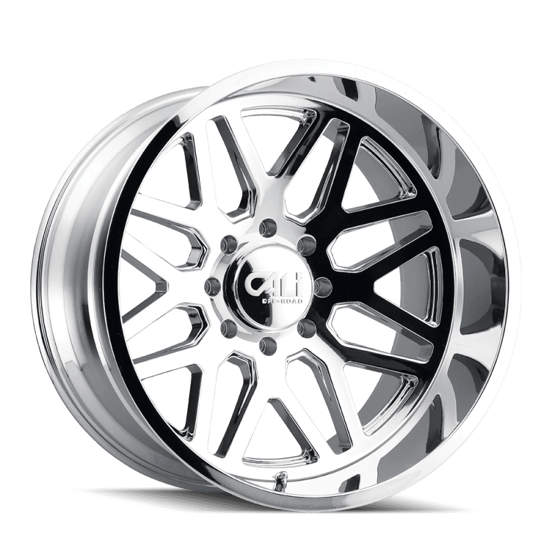 Cali Off-Road — Cali Off-Road 9115 Invader 28x12 / 6x135 BP / -44mm Offset / 87.1mm Hub Chrome Wheel
9115