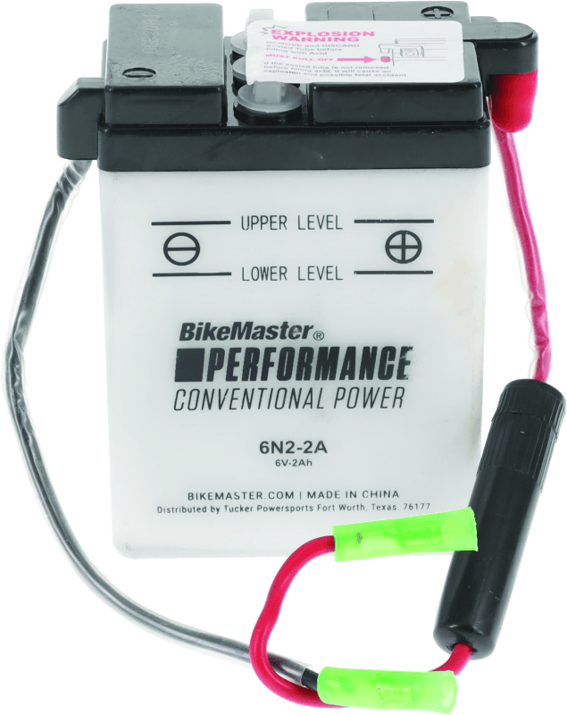 BikeMaster — 6N2-2A Battery, 20 CCA