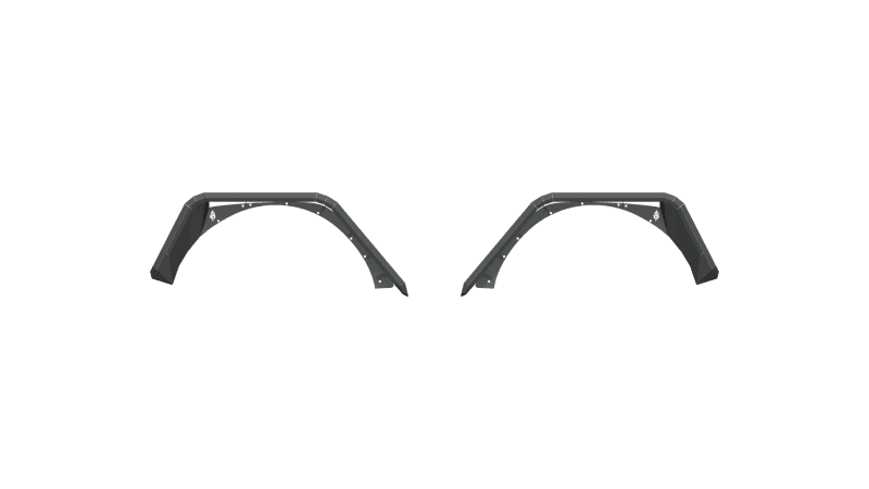 Road Armor — Road Armor 18-20 Jeep Wrangler JL Stealth Rear Fender Flare Body Armor - Tex Blk