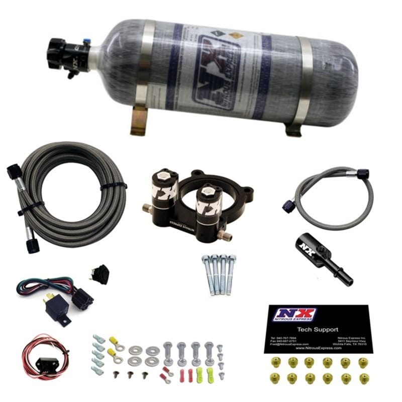 Nitrous Express — Nitrous Express Ford 2.3L Ecoboost Nitrous Plate Kit w/12lb Bottle
Injection System Kit
N2OSys