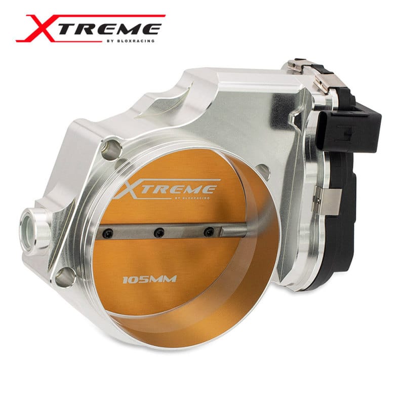 BLOX Racing — BLOX Racing 2015+ Dodge Hellcat / Jeep Trackhawk 6.2L 105mm Electronic Billet Throttle Body - Silver