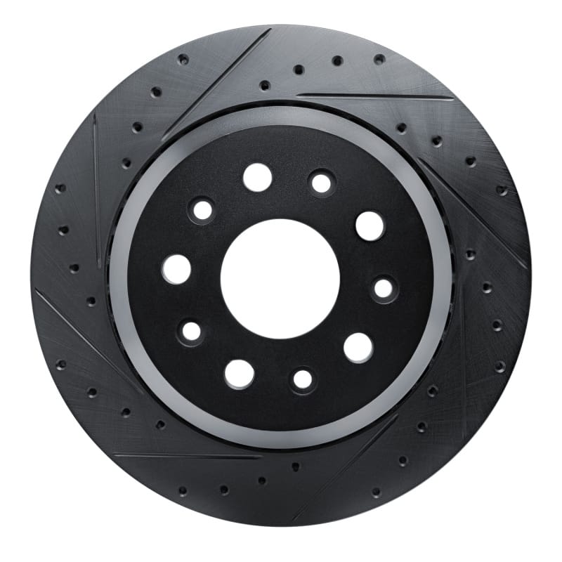 R1 Concepts — R1 20-25 Jeep Gladiator Rear Left Drilled & Slotted Black Brake Rotor
R1 Brake Rotor Drill