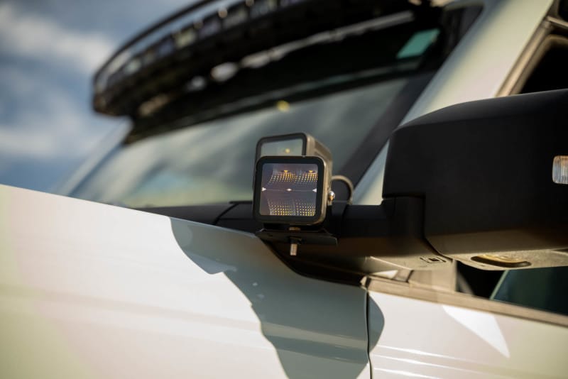 DV8 Offroad — DV8 Offroad 2021 Ford Bronco A Pillar Dual Light Pod Drop Mounts
Dual Light Mounts