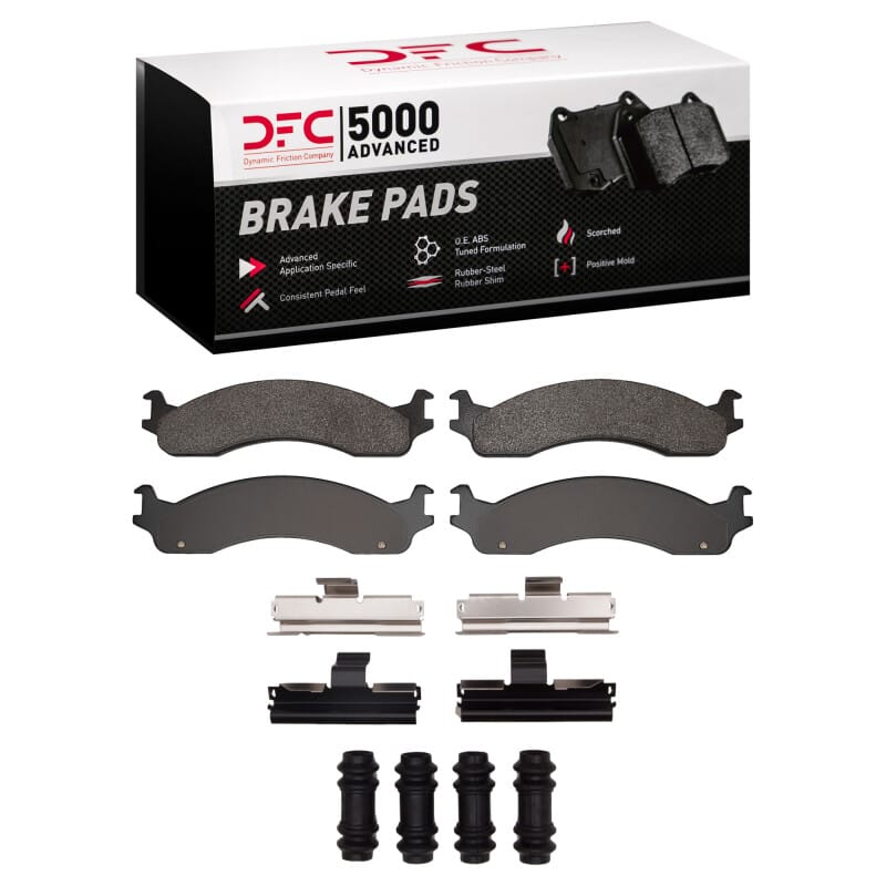 DFC — DFC 98-03 Dodge Ram 2500 Van Front 5000 Advanced Semi Metallic Brake Pads and Hardware Kit
DFC Brake Pad Set