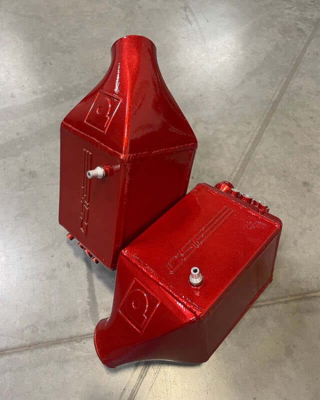 CSF — CSF 12-16 BMW M5 (F10) / 12-18 BMW M6 (F06/F12/F13) Twin Charge-Air-Cooler Set - Sahkir Orange