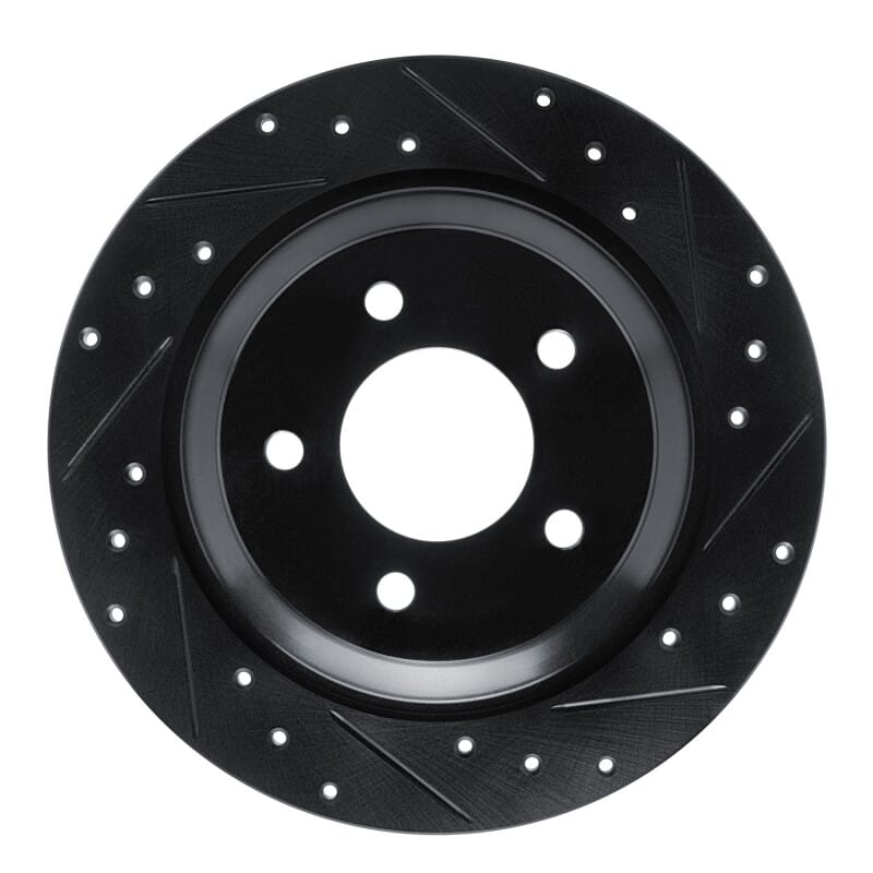 R1 Concepts — R1 06-15 Mazda 5 Rear Right Drilled & Slotted Black Brake Rotor
R1 Brake Rotor Drill