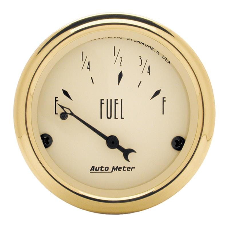 AutoMeter — Autometer Golden Oldies 52mm 73 Empty / 8-12 Full Fuel Level Gauge
2" FUEL LEVEL, 73 E/