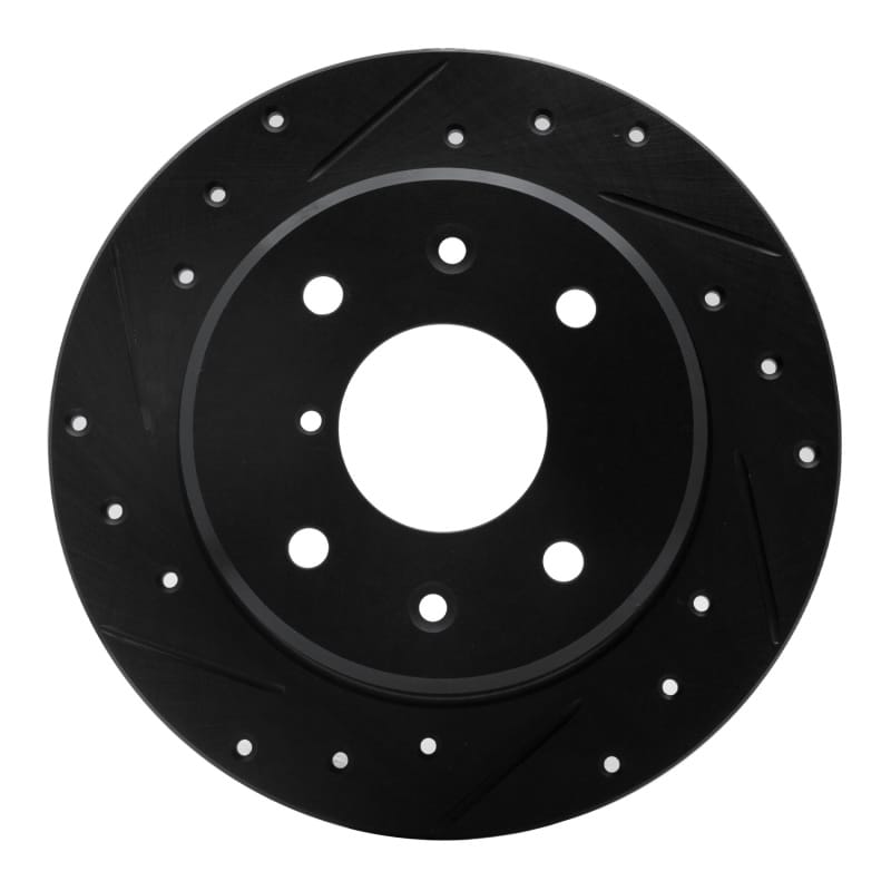 R1 Concepts — R1 86-88 Mazda RX-7 Rear Left Drilled & Slotted Black Brake Rotor
R1 Brake Rotor Drill