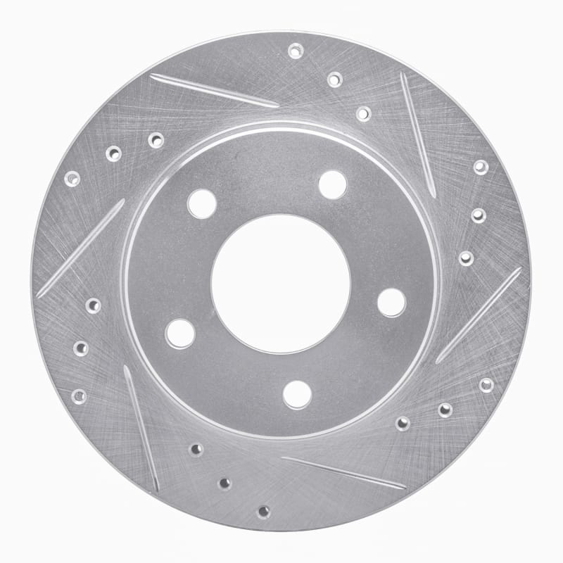 R1 Concepts — R1 90-90 Pontiac 6000 Rear Right Drilled & Slotted Silver Brake Rotor
R1 Brake Rotor Drill