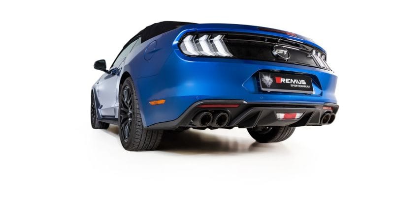 Remus — Remus 2017 Ford Mustang 5.0L (w/GPF Euro 6) Cat-Back Exhaust (Front Section Pipe/Tail Pipes Req)