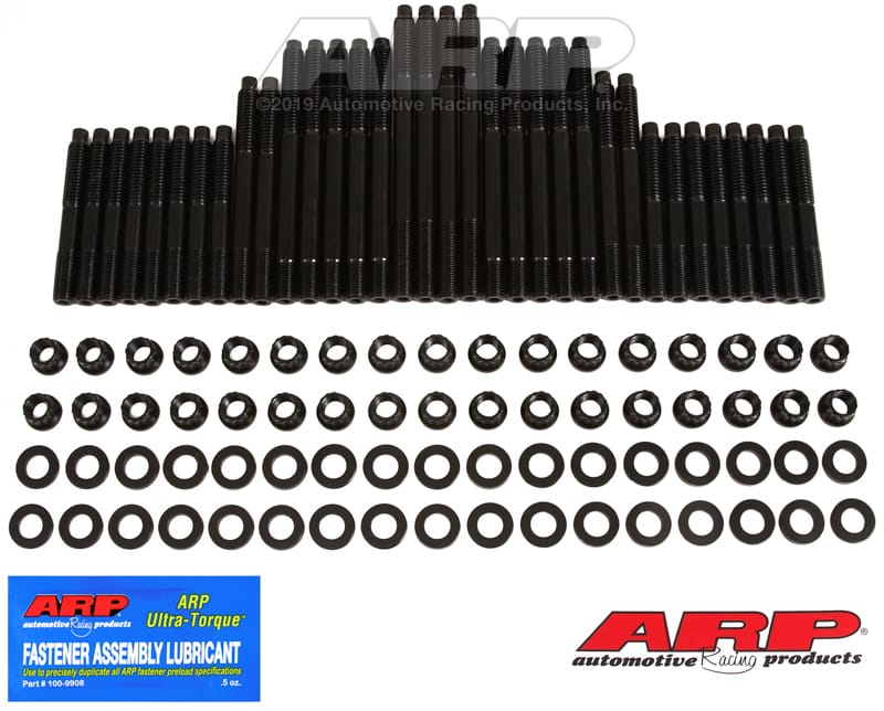ARP — ARP SBC w/Brodix,Rodeck alum block w/23A A head production style Head Stud Kit