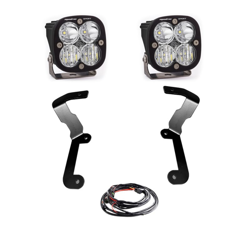 Baja Designs — Baja Designs 19-22 GMC Sierra 1500 Squadron Sport A-Pillar Light Kit