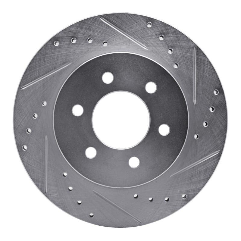 R1 Concepts — R1 97-02 Dodge Dakota 4WD Front Right Drilled & Slotted Silver Brake Rotor
R1 Brake Rotor Drill