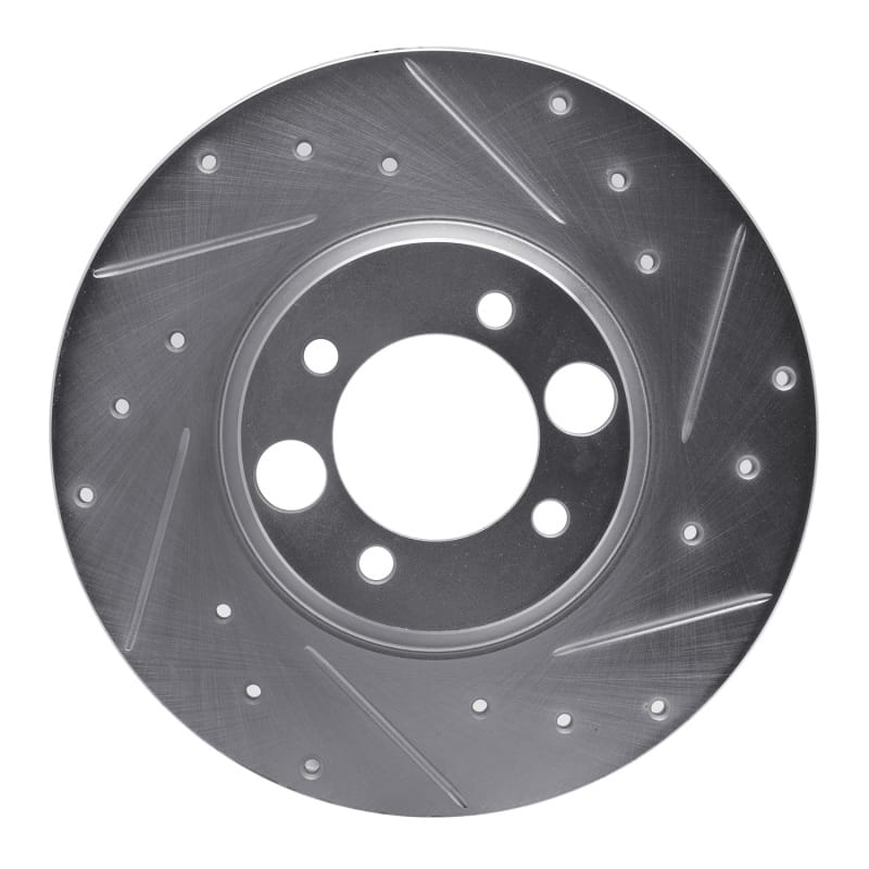 R1 Concepts — R1 62-87 Jaguar XJ Rear Right Drilled & Slotted Silver Brake Rotor
R1 Brake Rotor Drill