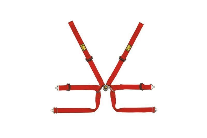 OMP — OMP Safety Harness Tecnica 2In Formula Red (Fia 8853-2016)