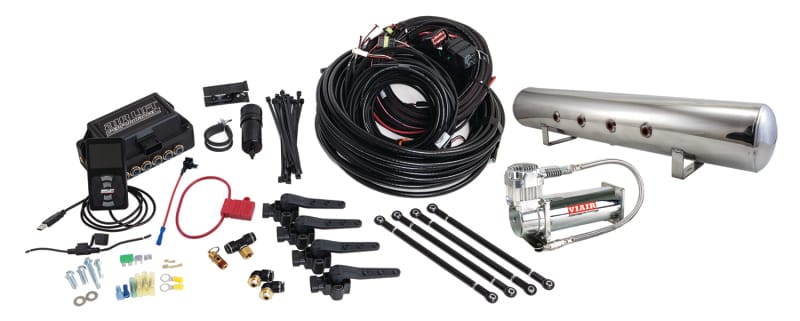 Air Lift — Air Lift Performance 3H (3/8 Air Line 5 Gal Polished Aluminum Tank VIAIR 444C Comp)
Air Susp Comp Kit