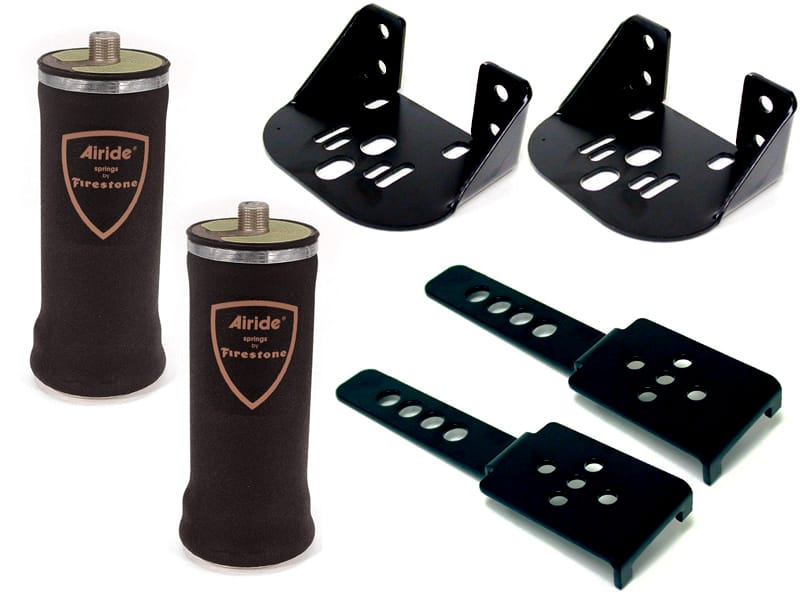 Ridetech — Ridetech AIRoverLeaf 2000lb Sideframe 2.5in Leaf Bracket Kit
AirOverLeaf 2000#