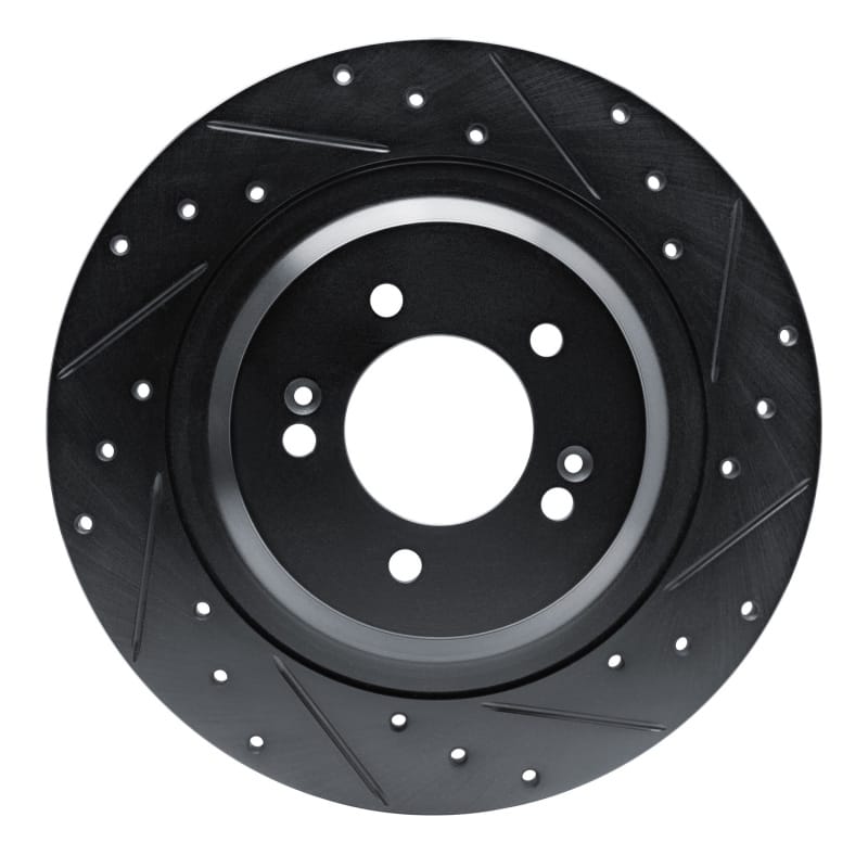 R1 Concepts — R1 21-25 Hyundai Sonata Rear Right Drilled & Slotted Black Brake Rotor
R1 Brake Rotor Drill