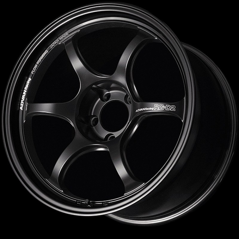 Advan — Advan RG-D2 18x8.0 / +48 Offset / 5x112 / 66.5mm Bore / Semi Gloss Black