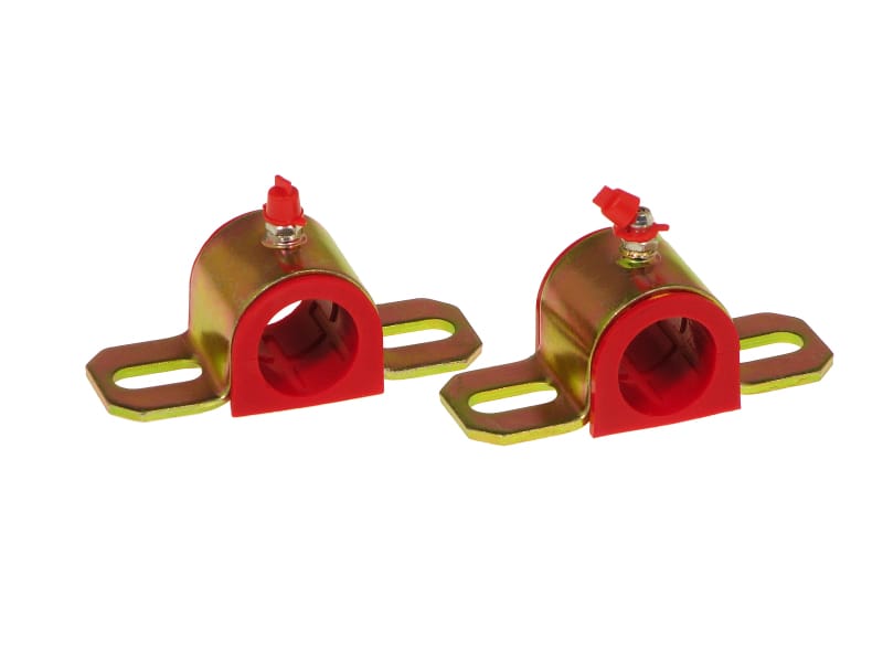 Prothane — Prothane Universal Greasable Sway Bar Bushings - 1in - Type A Bracket - Red
SWAY BAR BUSHINGS