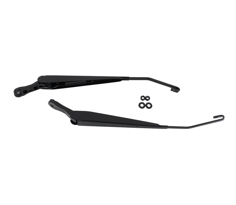 Kentrol — Kentrol 07-18 Jeep Wrangler JK Windshield Wiper Arms Pair - Powdercoat Black
