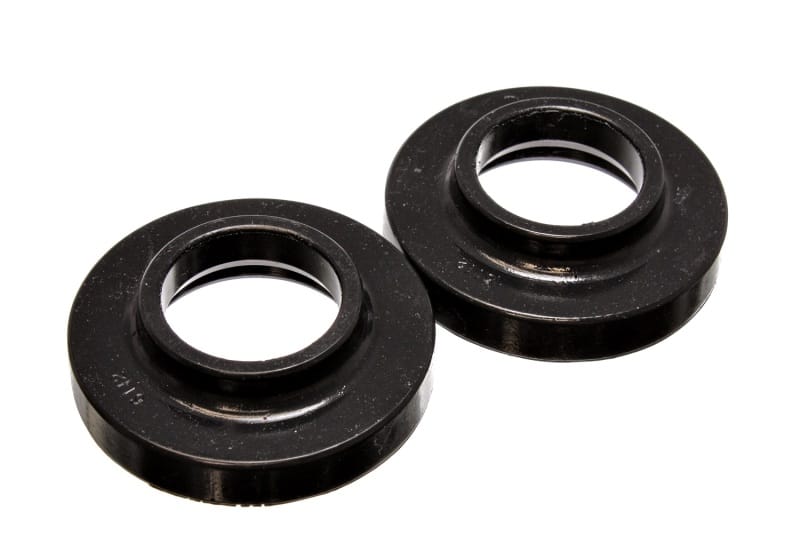 Energy Suspension — Energy Suspension 97-06 Jeep Wrangler TJ Black Front Spring Pad Set
CoilSprngInsulator