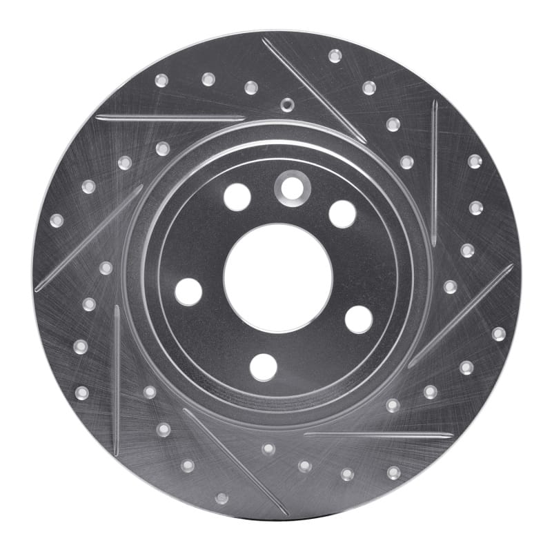 R1 Concepts — R1 15-20 Jaguar E-Pace Rear Right Drilled & Slotted Silver Brake Rotor
R1 Brake Rotor Drill