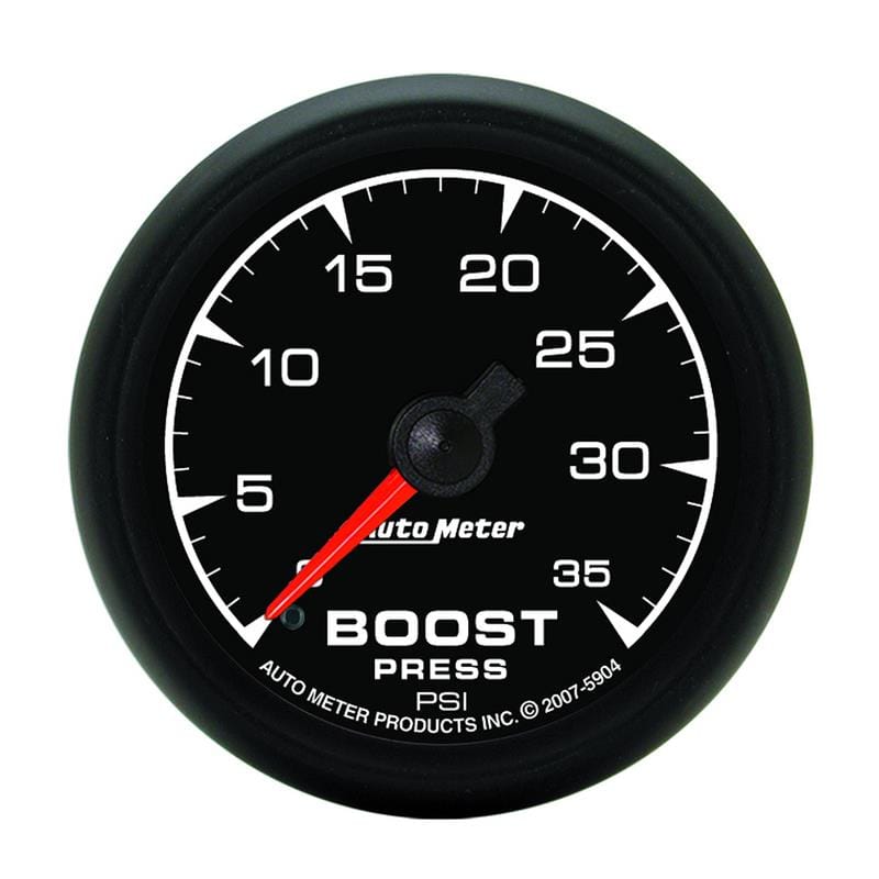 AutoMeter — GAUGE, BOOST, 2 1/16", 35PSI, MECHANICAL, ES