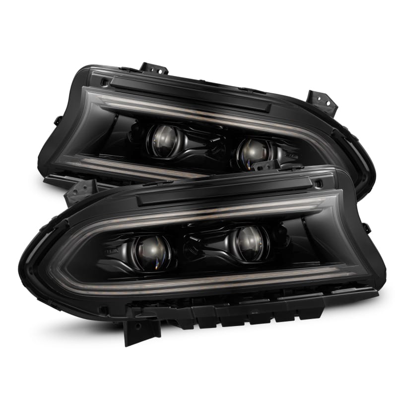 AlphaRex — AlphaRex 15-23 Dodge Charger LUXX LED Proj Headlights Alpha-Black w/Actv Light & Seq.Sig / SB DRL
Projector Headlights
