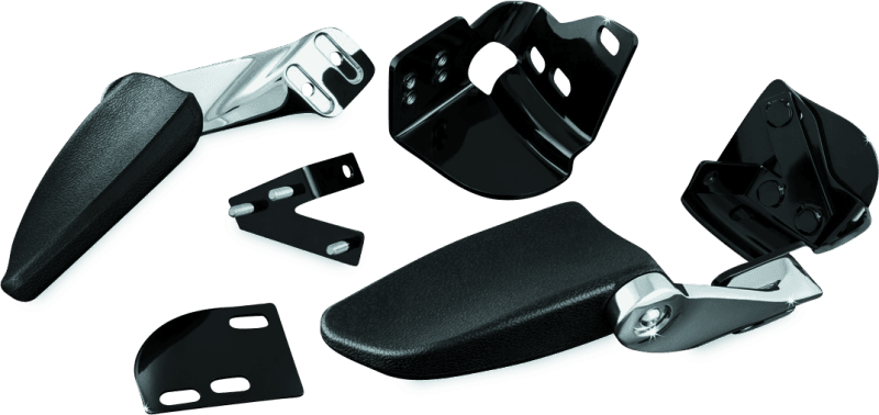 Kuryakyn — Kuryakyn Stealth Passenger Armrests 97-13 Touring Models Chrome