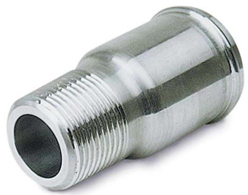 Moroso — Moroso Electric Water Pump Hose Adapter - 1in NPT to 1-1/4in Hose