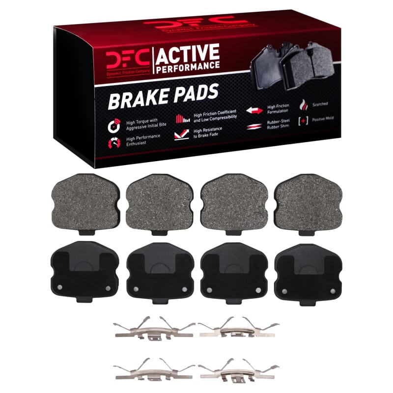 DFC — DFC 06-13 Chevrolet Corvette Rear Active Performance Pads and Hardware Kit
DFC Brake Pad Set