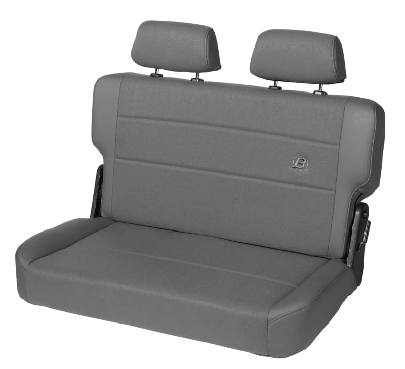 Bestop — Bestop N-Tumble Seat - 55-83 Jeep Cj5 Rear Trailmax II Fold (Center Fabric Insert Charcoal/Gray)
Fold-N-Tumble Seat