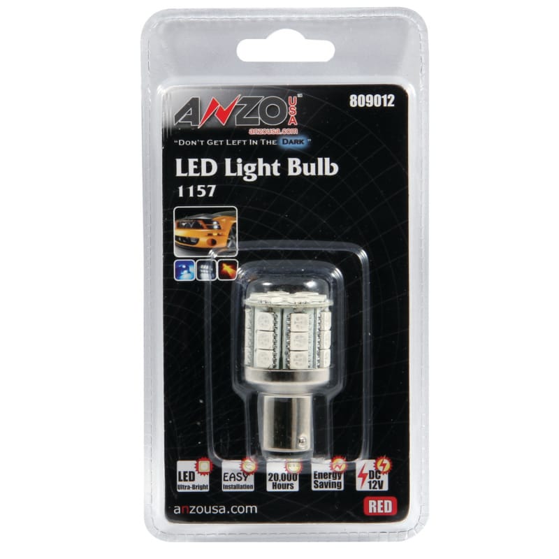 ANZO — ANZO LED Bulbs Universal LED 1157 Red - 28 LEDs 1 3/4in Tall
BulbExt
Bulb