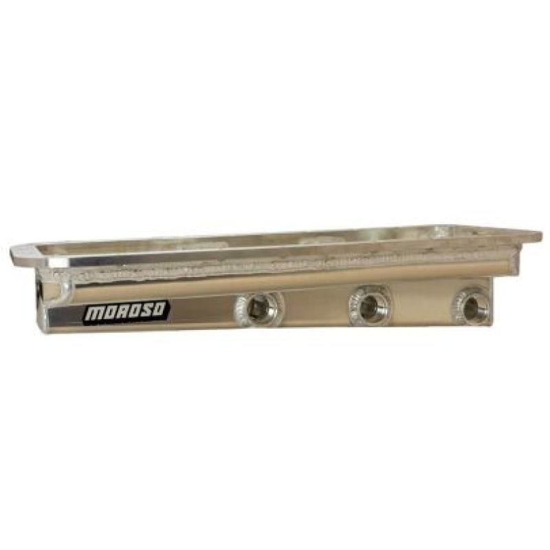 Moroso — Moroso Chrysler Hemi (Incl. Keith Black/JP-1) Dry Sump 3 Pick Up 16AN Fittings Aluminum Oil Pan