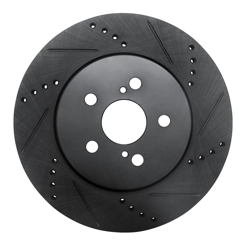 R1 Concepts — R1 19-25 Toyota Corolla (Mexico) Front Right Drilled & Slotted Black Brake Rotor
R1 Brake Rotor Drill