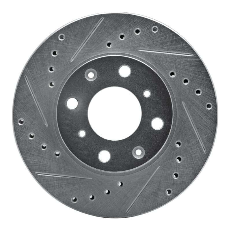 R1 Concepts — R1 86-91 Acura Integra Front Left Drilled & Slotted Silver Brake Rotor
R1 Brake Rotor Drill