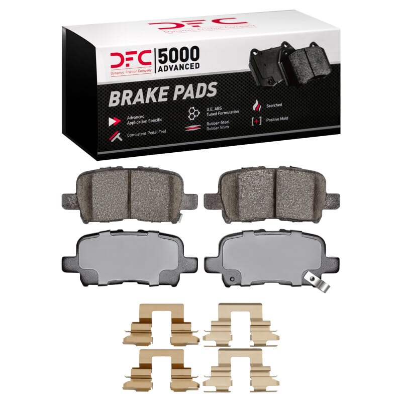 DFC — DFC 01-08 Acura MDX Rear 5000 Advanced Ceramic Brake Pads and Hardware Kit
DFC Brake Pad Set