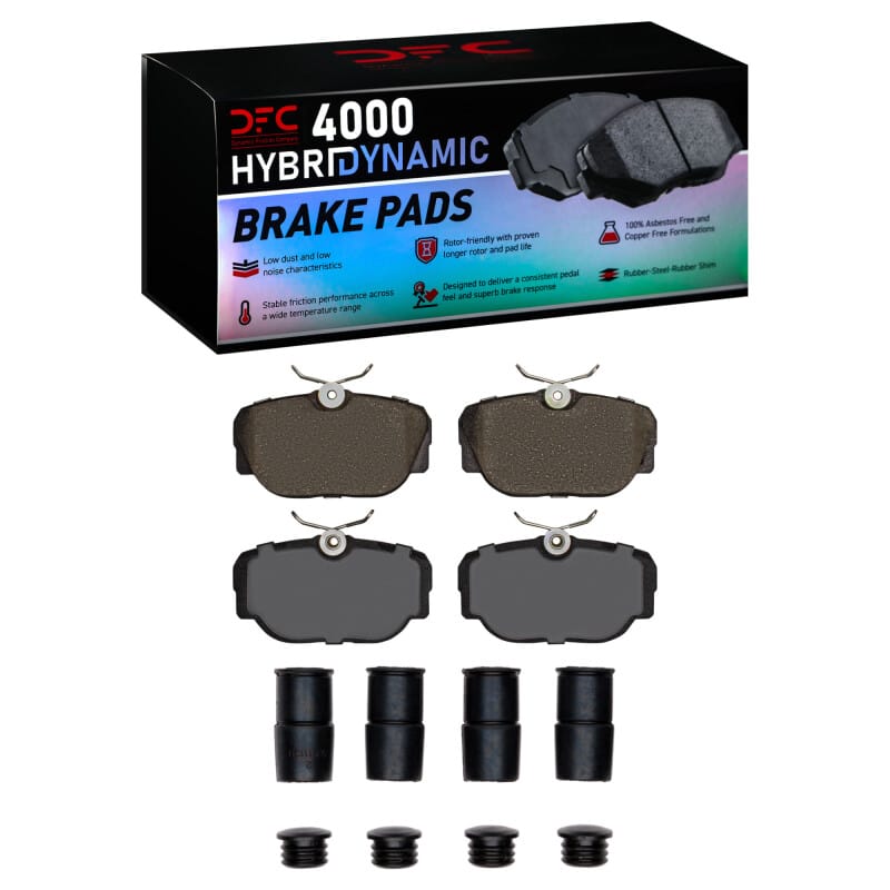 DFC — DFC 84-91 BMW 325is Front 4000 HybriDynamic Brake Pads and Hardware Kit
DFC Brake Pad Set