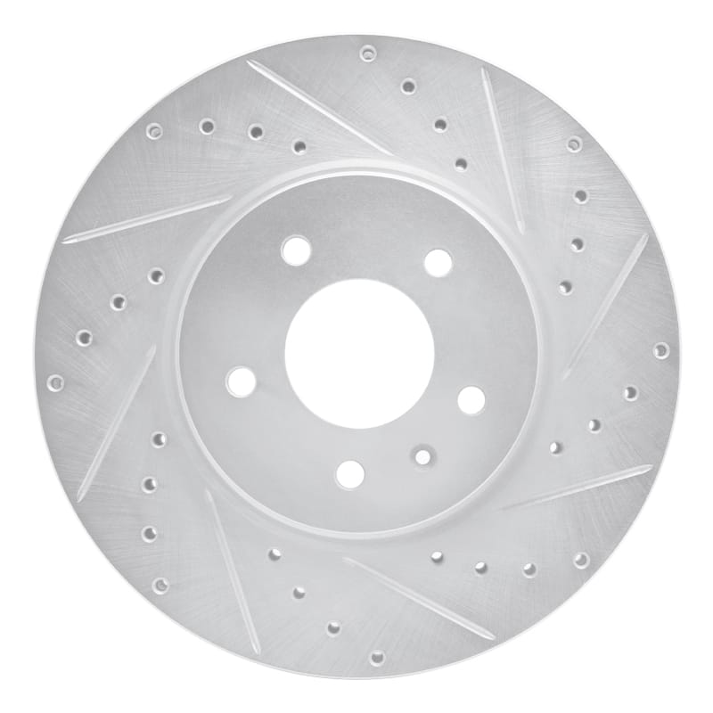 R1 Concepts — R1 09-11 Cadillac STS Front Right Drilled & Slotted Silver Brake Rotor
R1 Brake Rotor Drill