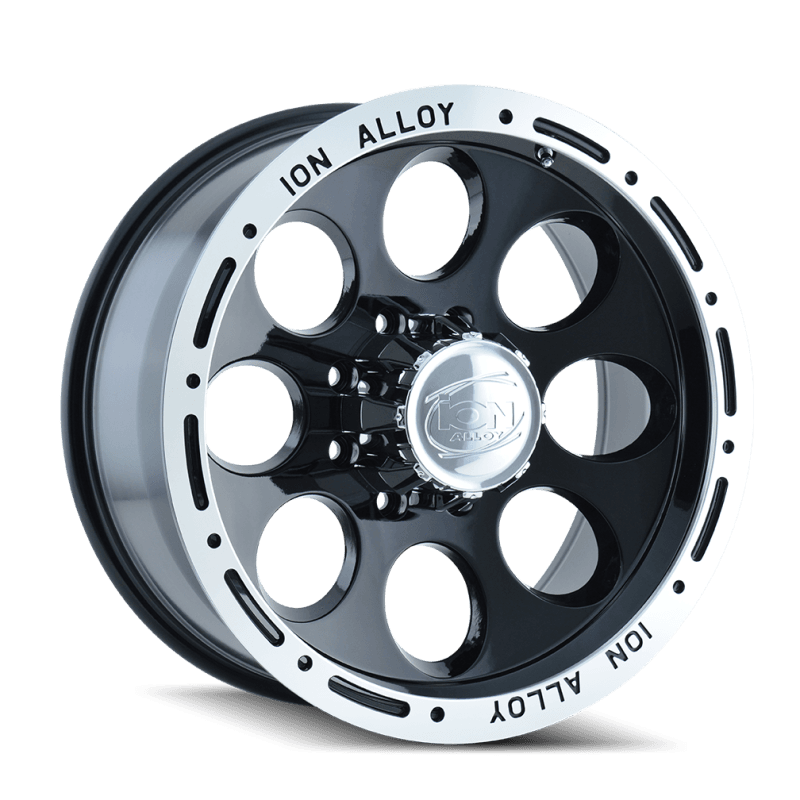 ION Wheels — ION Type 174 15x10 / 6x139.7 BP / -38mm Offset / 106mm Hub Black/Machined Wheel