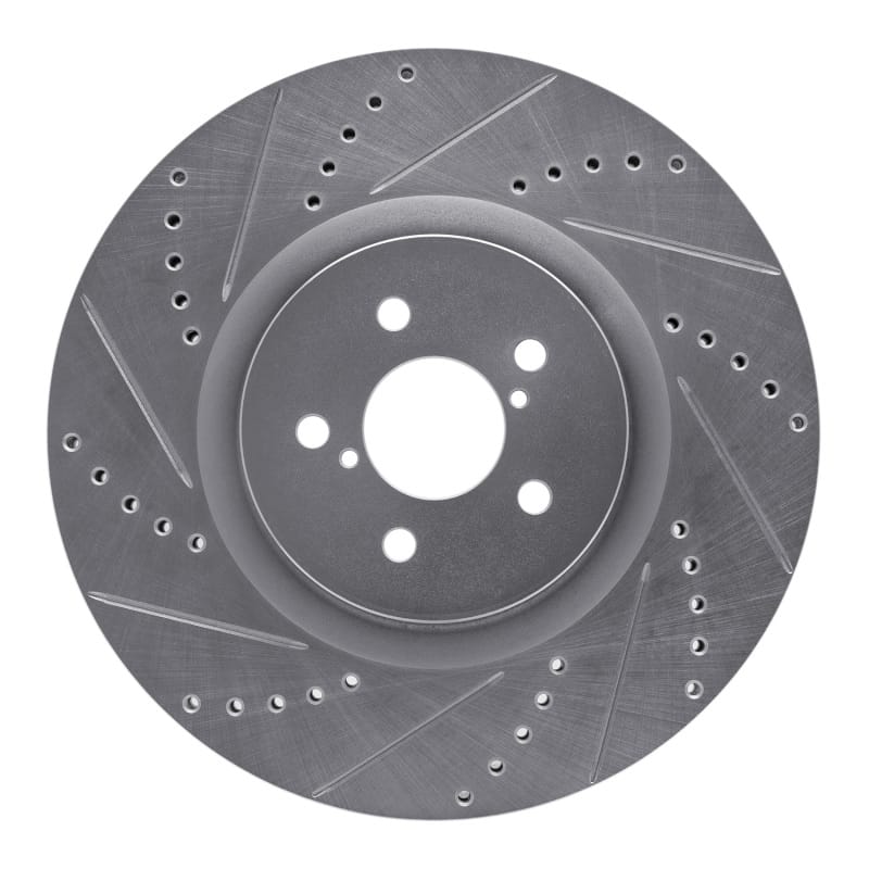 R1 Concepts — R1 03-25 Subaru BRZ Front Left Drilled & Slotted Silver Brake Rotor
R1 Brake Rotor Drill