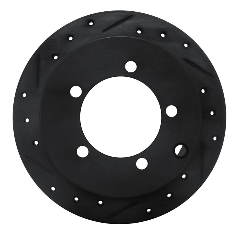 R1 Concepts — R1 97-04 Mitsubishi DIAMANTE Rear Left Drilled & Slotted Black Brake Rotor
R1 Brake Rotor Drill