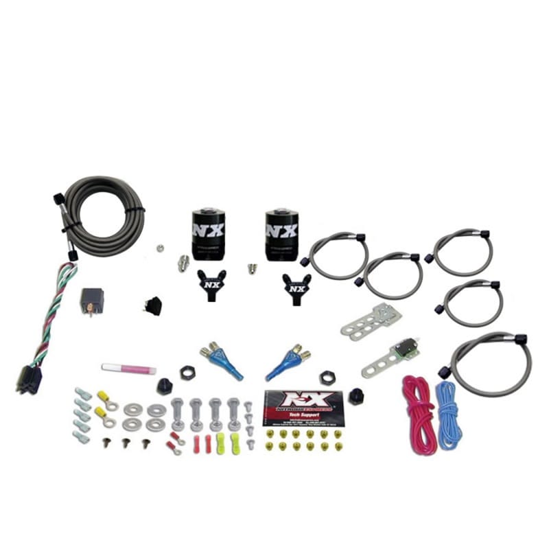 Nitrous Express — Nitrous Express Dual Nozzle Sport Compact Nitrous Kit (35-50-75HP) w/o Bottle
Injection System Kit
N2OSys