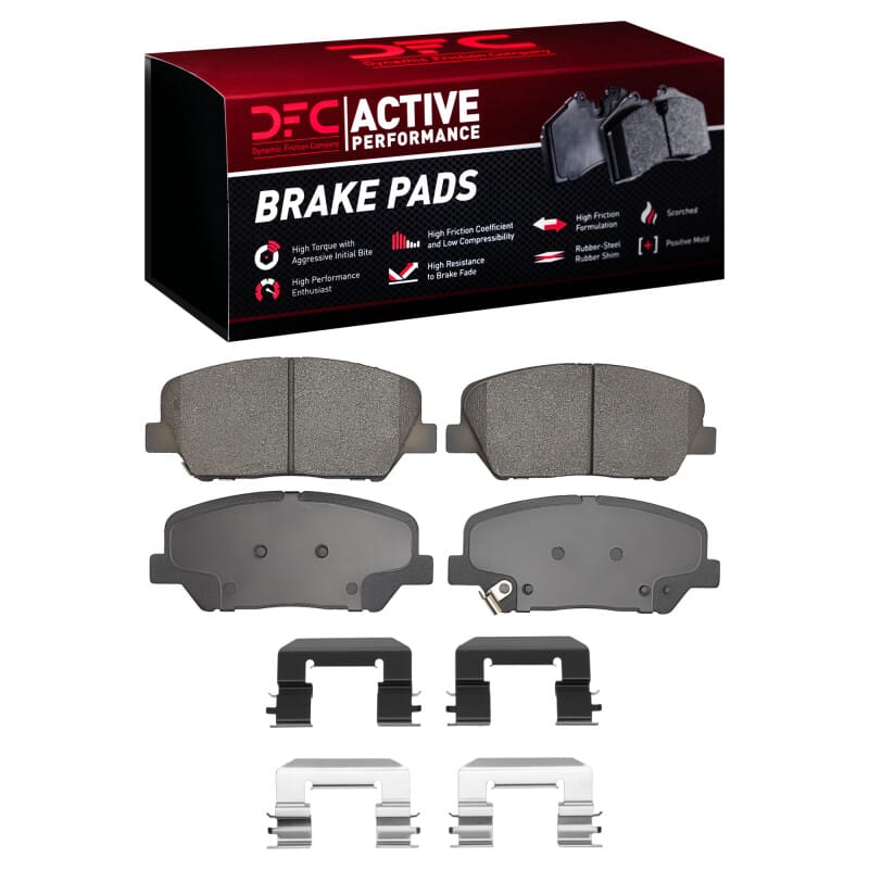 DFC — DFC 13-15 Hyundai Veloster Front Active Performance Pads and Hardware Kit
DFC Brake Pad Set