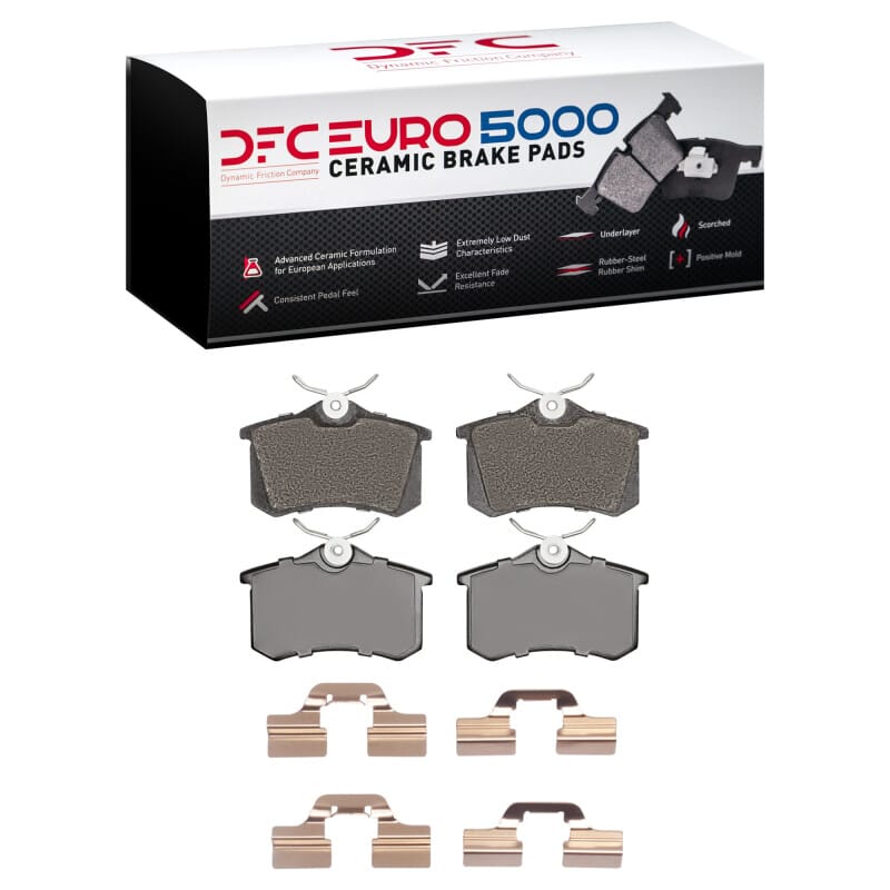 DFC — DFC 99-15 Audi TT Rear Euro 5000 Ceramic Brake Pads and Hardware Kit
DFC EURO Pads + HW