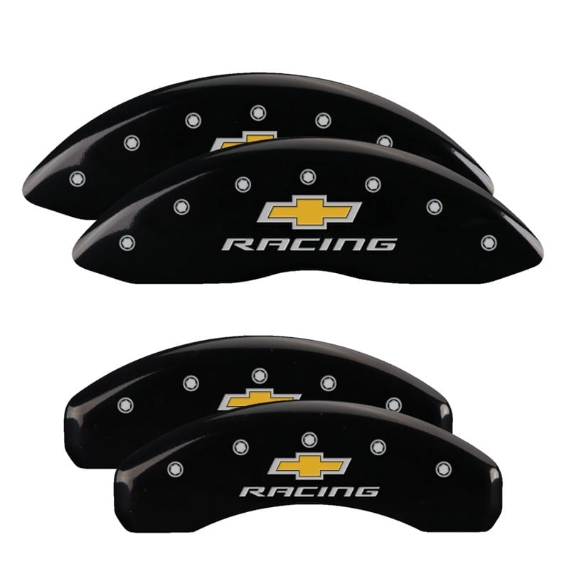 MGP — MGP 4 Caliper Covers Engraved F & R Chevy Racing Black Finish Silver Char 2012 Chevrolet Camaro
Caliper Covers