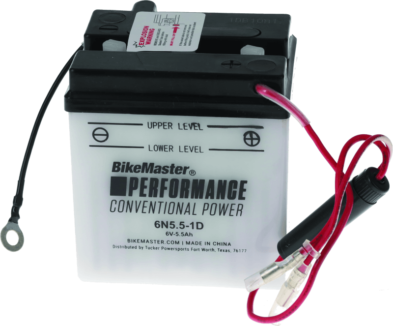 BikeMaster — 6N5.5-1D Battery, 40 CCA