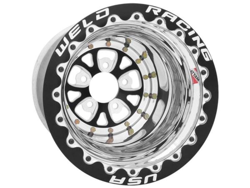 Weld — Weld V-Series 15x15 / 5x4.75 BP / 5in. BS Polished Wheel - Non-Beadlock
15x15'' V-Series